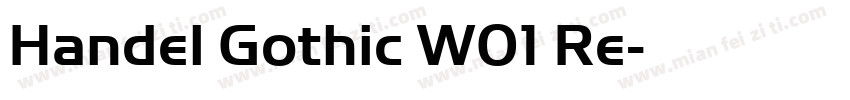 Handel Gothic W01 Re字体转换
